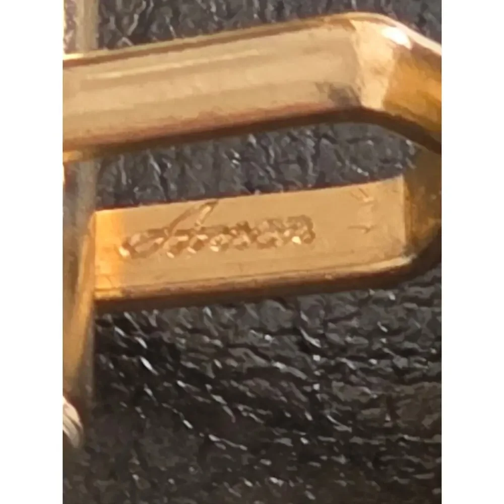 Vintage Square Anson Cuff Links Gold Tone or 12K Gold Filled Old Money